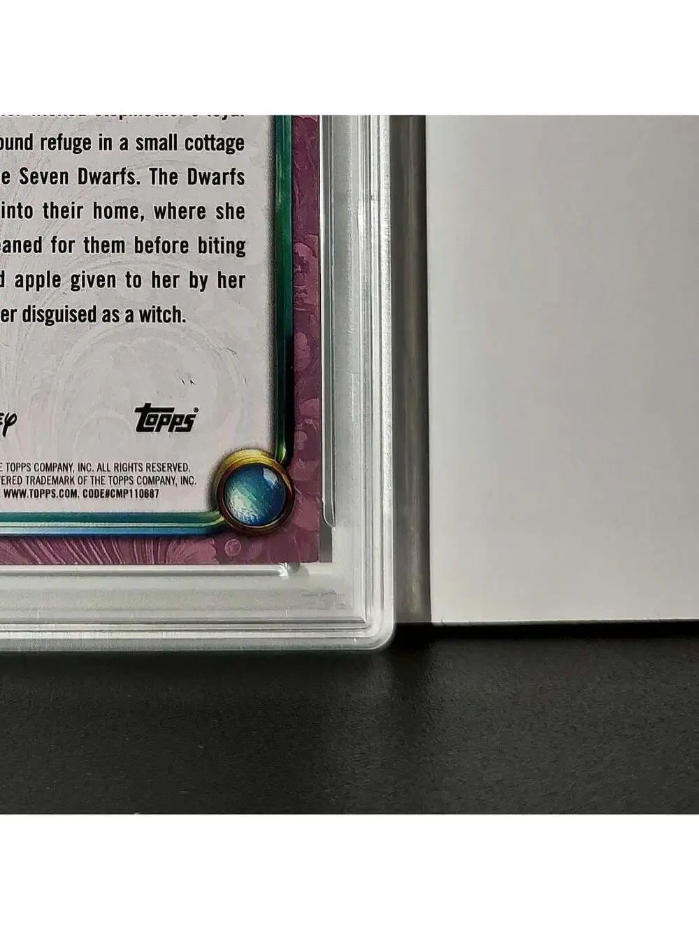Snow White  2025 Topps Disney Cartoon Princess #151 Card PSA 8